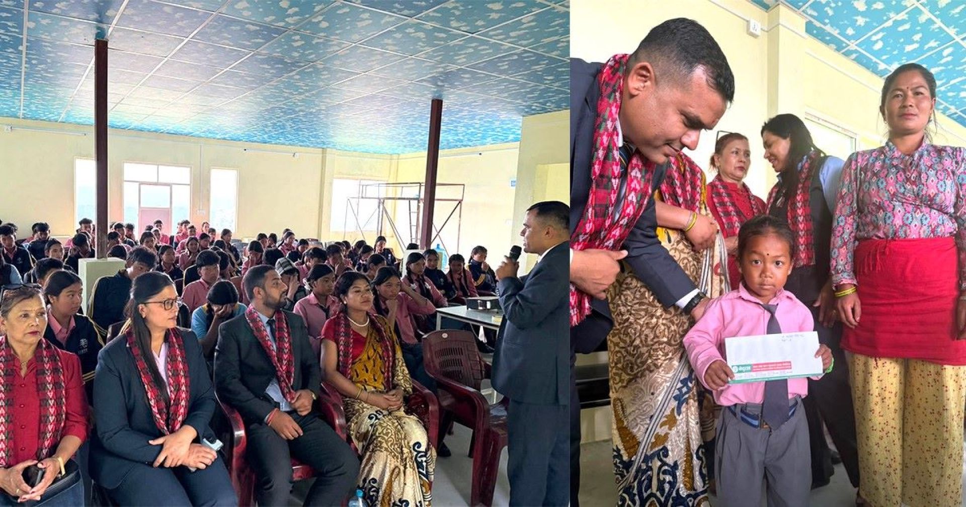 नेचुरल साकोसको साँखु सेवा केन्द्रको वार्षिकोत्सवमा वित्तीय शिक्षा, जेहेन्दार विद्यार्थीलाई सहयोग